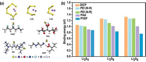 A Optimized Structures Of Lithium Polysulfides Li2S8 Li2S6 And