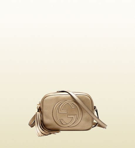 Gucci Beige Soho Leather Disco Bag Iucn Water