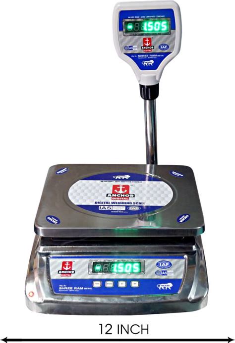 Anchor Digital 30kg Digital Table Top Weighing Scale Pole Display