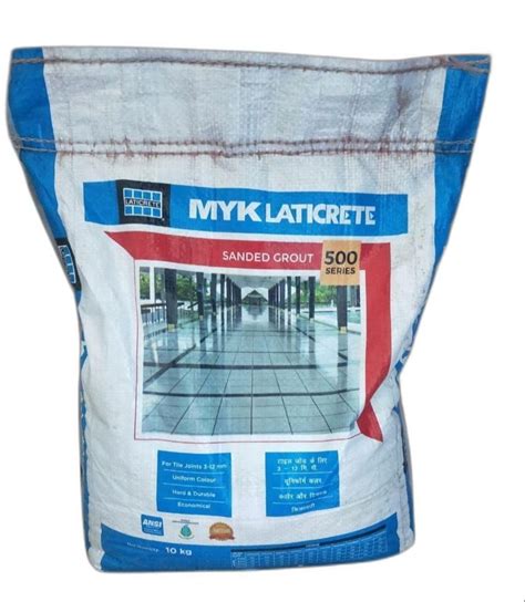 10Kg MYK Laticrete 500 Series Sanded Grout Bag At Rs 570 In Pollachi