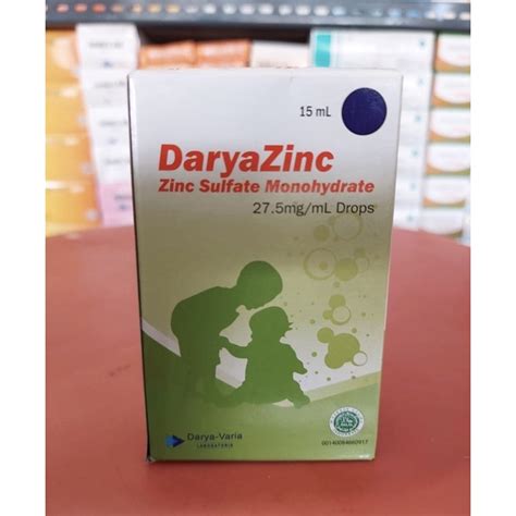 Jual Daryazinc Darya Zinc Drop 15 Ml Shopee Indonesia