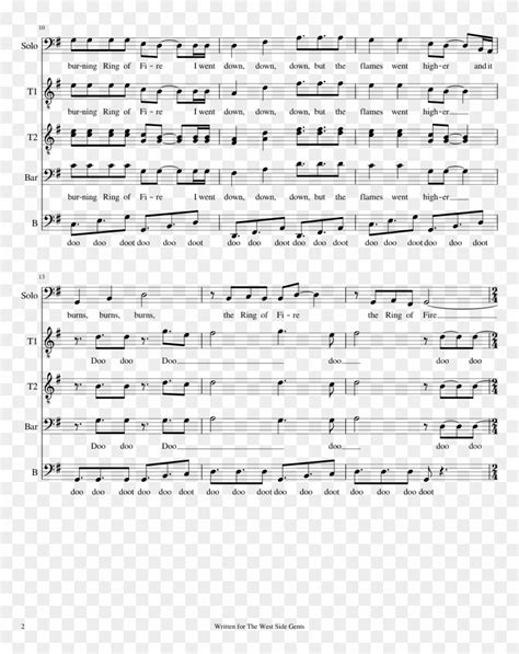 Ring Of Fire Sheet Music Composed By Arr Ring Of Fire Home Free Sheet Music Clipart 71794