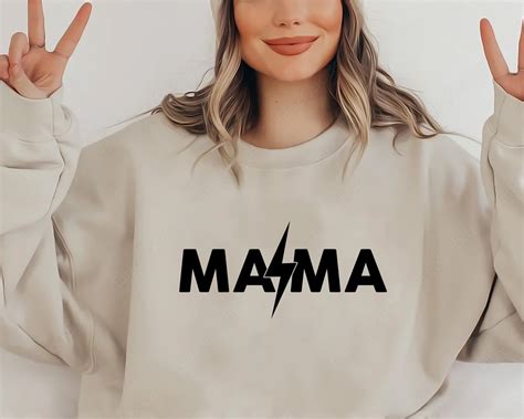 Mama Svg Mama Png Rocker Style Mama Svg Mom Vibes Svg Etsy