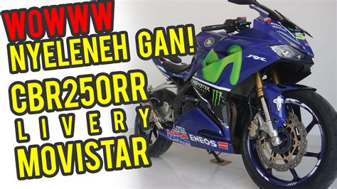 Ketika Honda CBR250RR Livery Movistar MOTOBLAST