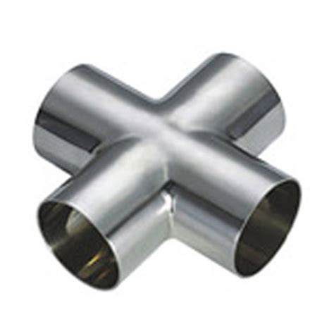 Asme Stainless Steel Welded Equal Reducing Pipe Cross Tee Stainless