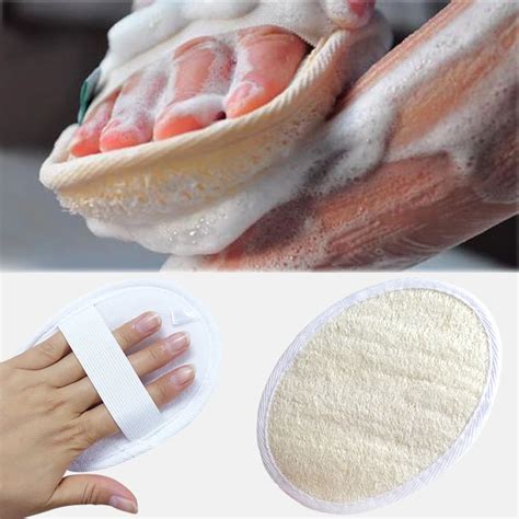 New Durable Natural Loofah Bath Shower Sponge Body Scrubber Exfoliator