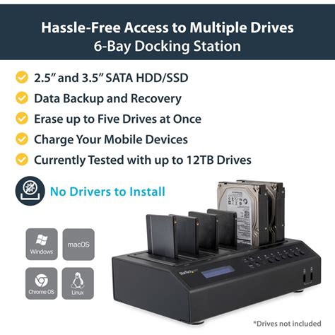 Startech Usb Esata Bay Hard Drive Duplicator Dock Hdd