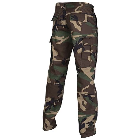 Spodnie Wojskowe Mil Tec Us Ranger Bdu Straight Cut Woodland Sklep