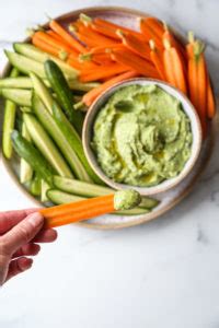 Green Goddess Avocado Dip Recipe With Crudites Healthy Dairy Free