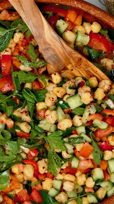 Middle Eastern Vegan Chickpea Salad Balela Salad Artofit