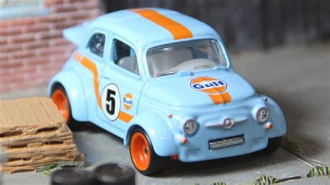 Hot Wheels 60s Fiat 500D Modificado Car Culture Gulf 2019 1 5