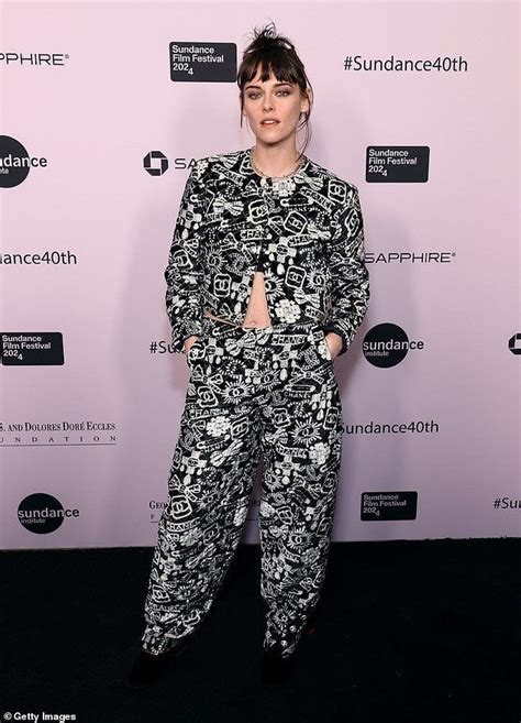 Kristen Stewart Flaunts Toned Tummy In Chic Chanel Co Ord At Sundance