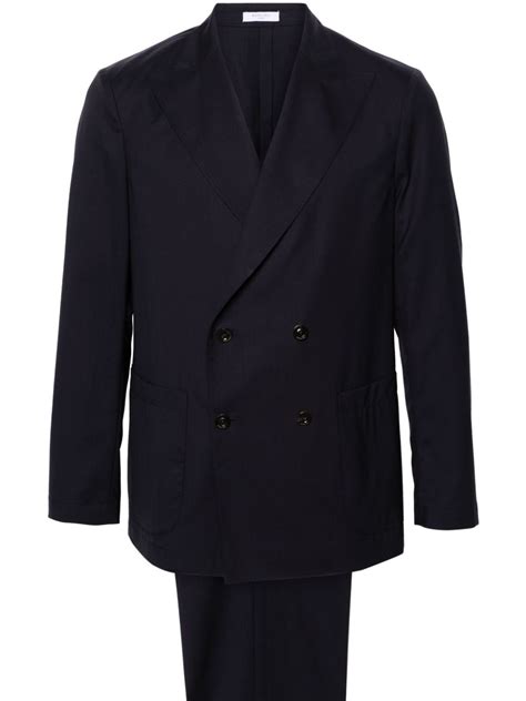 Boglioli Single Breasted Virgin Wool Suit Farfetch