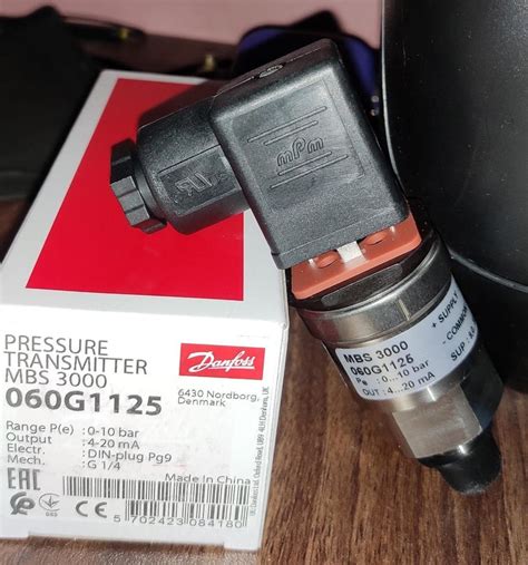 Stainless Steel Ma Danfoss Pressure Transmitter Mbs G