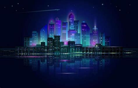 City Night Vector Art, Icons, and Graphics for Free Download