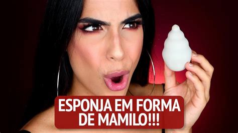 A NOVA ESPONJA MAMILO DA KLASME Testando Produtos Bizarros YouTube