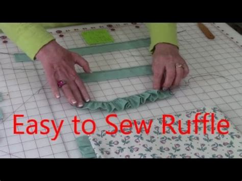 How To Sew A Ruffle The Sewing Room Channel Youtube