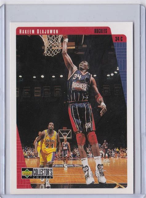 Hakeem Olajuwon Upper Deck Collectors Choice Houston Rockets