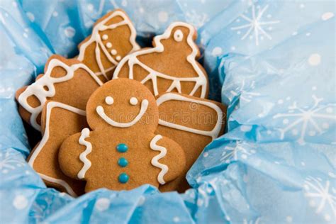 De Koekjes Van De Peperkoek Stock Foto Afbeelding Bestaande Uit