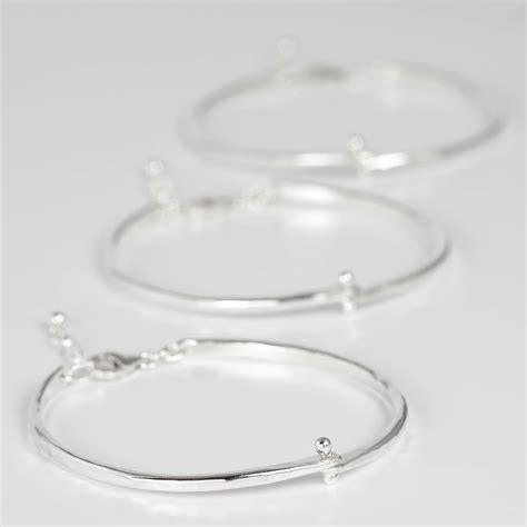 Sterling Silver Hinged Bangle