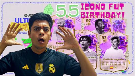 ABRIENDO SOBRES DE FUT BIRTHDAY ME SALE ICONO FUT BIRTHDAY DE 5 5