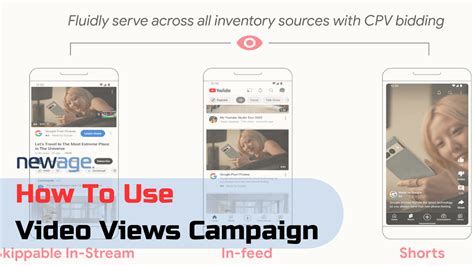 New Media Advertising Format On Youtube Video Views Campaign Newage