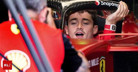 Formel Ferrari Best Tigt Motor Von Charles Leclerc Defekt