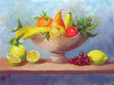 Still Life with Fruit Bowl Painting by Jason Walcott