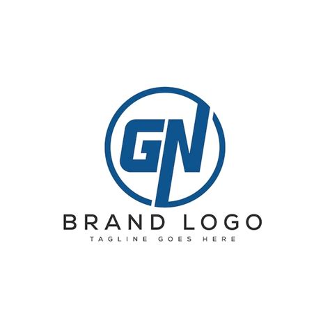 Premium Vector | Letter gn logo design vector template design for brand