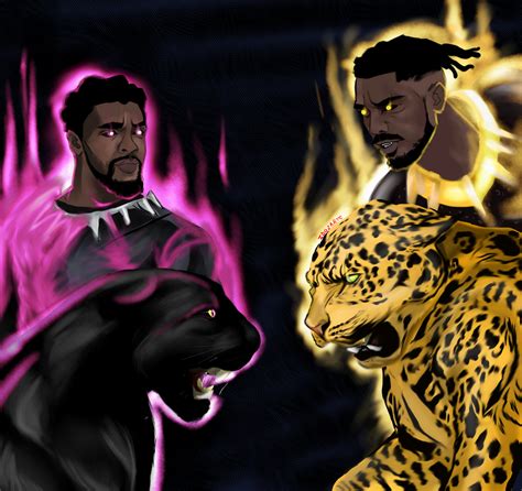 Black Panther VS Erik Killmonger by doz67 on DeviantArt