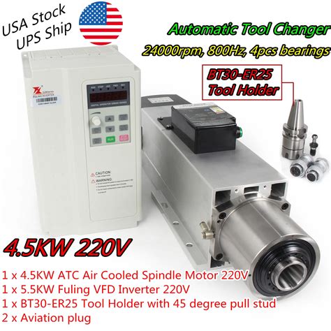 Eu Usa Stock Automatic Tool Changer Kw Square Bt Atc Spindle Air