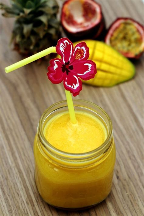 Jus Tropical Ananas Passion Et Mangue Amandine Cooking Jus De