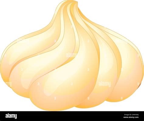 Zefir Meringue Icon Cartoon Vector Food Creme Stock Vector Image And Art