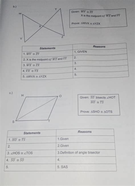 Solved B Given Overline WV Overline ZY X Is The Midpoint Of