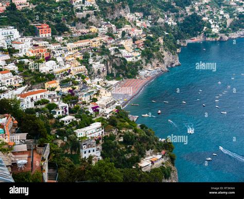 Italy Campania Sorrent Amalfi Coast Positano Stock Photo Alamy