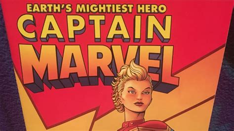 1 Minute Comic Book Talk Episode 6 Captain Marvel 1 Youtube