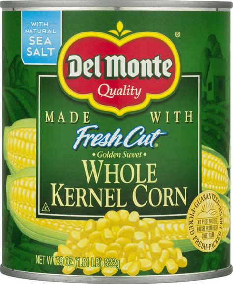 Del Monte Whole Kernel Golden Sweet Corn 29 Oz