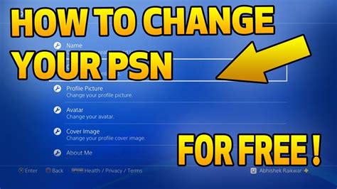 How To Change Your PSN Name For Free LATEST YouTube