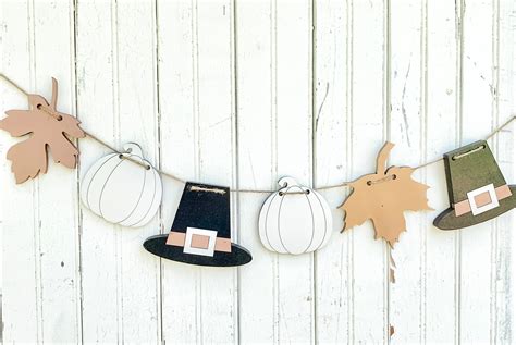 DIY Wood Banner Kit | Thanksgiving banner - The little Green Bean