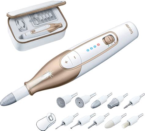 Beurer Electric Manicure/Pedicure Set White & Gold MP64 - Best Buy