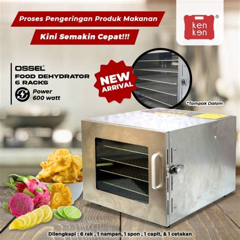 Jual Ossel Food Dehydrator Penggering Buah Pengering Makanan Dryer