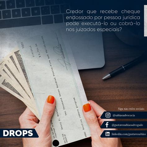 Credor Que Recebe Cheque Endossado Por Pessoa Jur Dica Pode Execut Lo