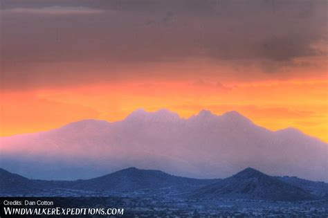 Four Peaks Sunrise : Windwalker Expeditions