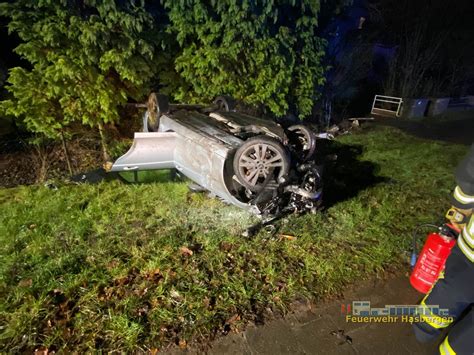 Verkehrsunfall Hauptstra E In Gaste Freiwillige Feuerwehr Hasbergen