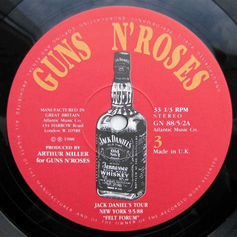 Jack Daniels Tour 88 Guns N Roses Bootleg Vinyl Guide