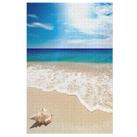 Great Jigsaw Puzzles For Adults Piece Seashell On The Beach