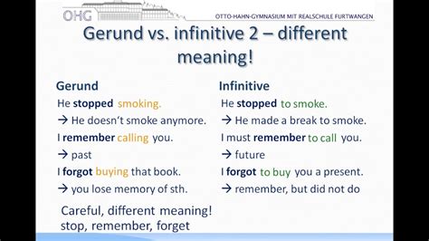 English Grammar Gerunds 5 Gerund Vs Infinitive Youtube | Hot Sex Picture