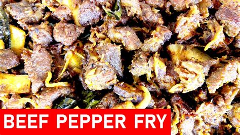 ബീഫ് പെപ്പർ ഫ്രൈhow To Make Beef Pepper Frychristmasbeef Frybeef