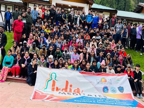 India Meditates Kashmir Hosts Mental Health Awareness Programme