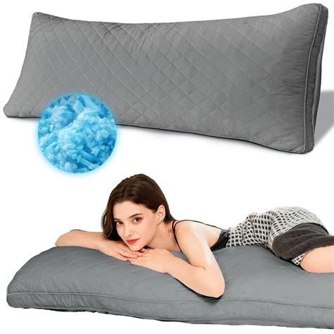 Ubauba Memory Foam Body Pillow, Full Large Body Pillows for Adults ...